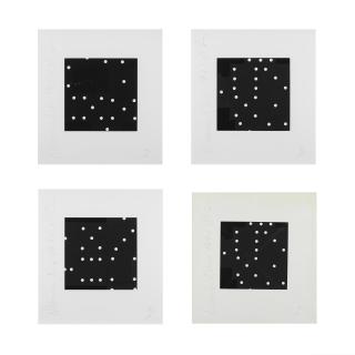 Donald Sultan - Dominos I,II,III,IV, circa 1990