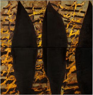 Donald Sultan - Forest Fire, February 27 1984, 1984