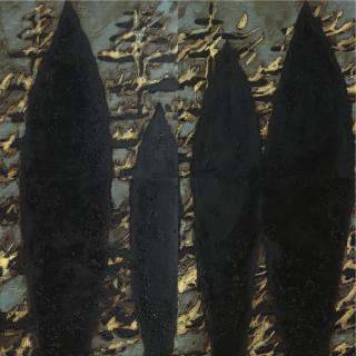 Donald Sultan - Forest Fire July 10, 1984