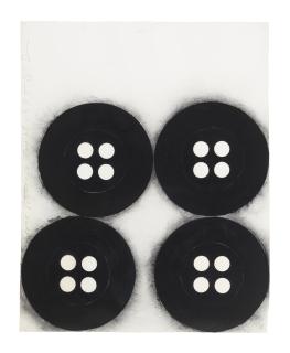 Donald Sultan - Four Buttons