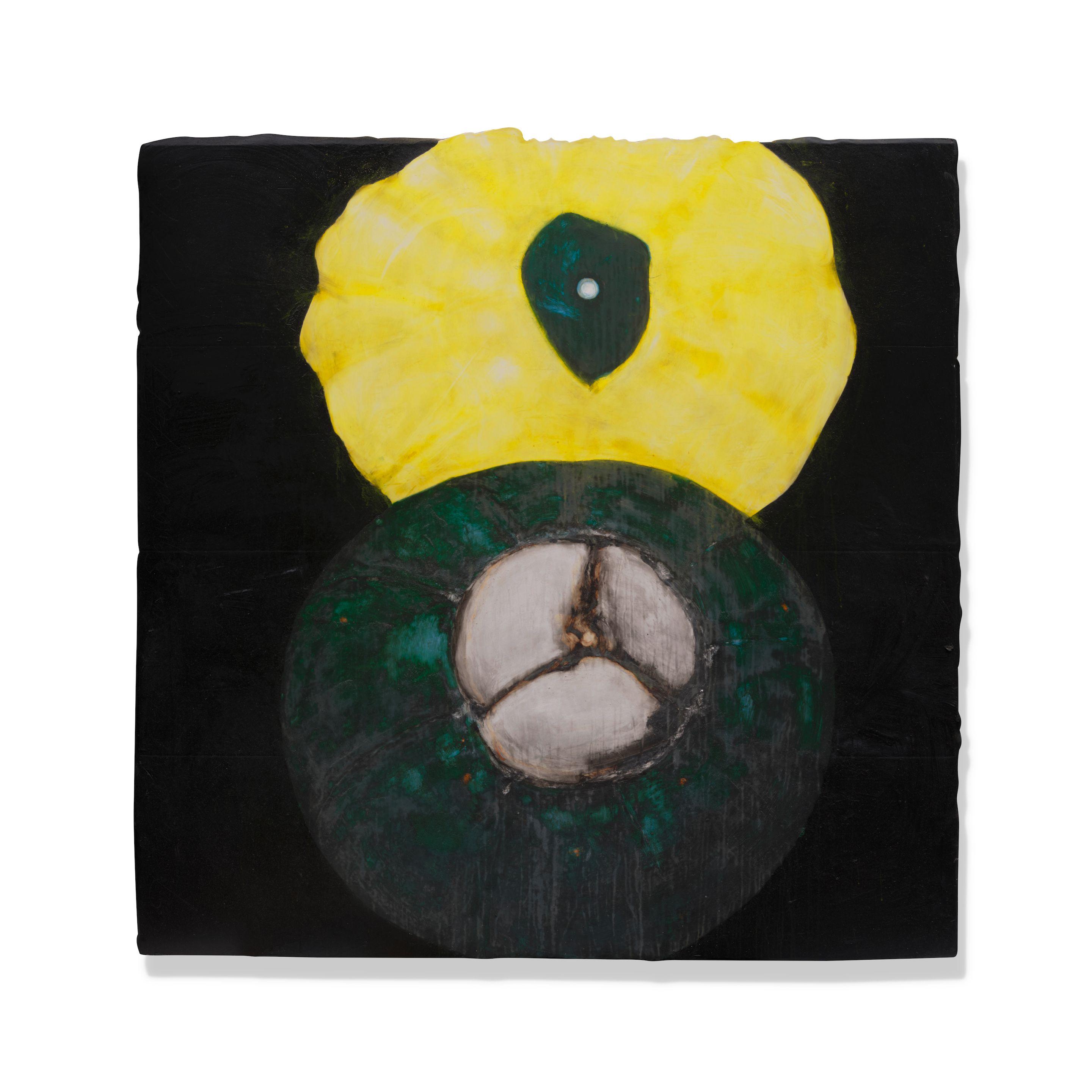 Donald Sultan - Green and Yellow Squash, 1997