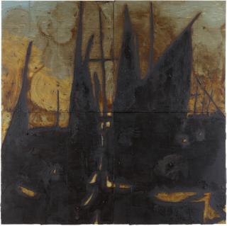 Donald Sultan - Harbor, July 6, 1984