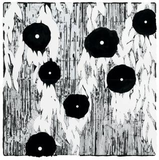 Donald Sultan - Morning Glories July 4, 1991