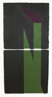 Donald Sultan - Purple Iris, Jan 12, 1982