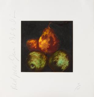 Donald Sultan - Red Pears, from the portfolio Fruits and Flowers