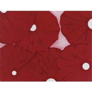 Donald Sultan - Six Red Flowers