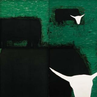 Donald Sultan - Steers