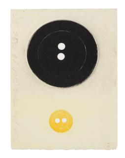 Donald Sultan - Two Buttons