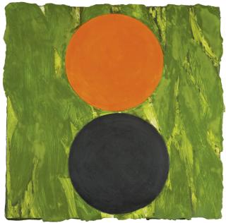 Donald Sultan - Two Oranges