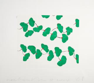 Donald Sultan - Wallflower 11, from Wallflowers