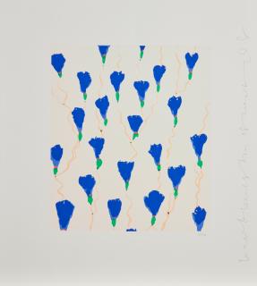 Donald Sultan - Wallflower 19 and Wallflower 29, from the Wallflower Suite 2