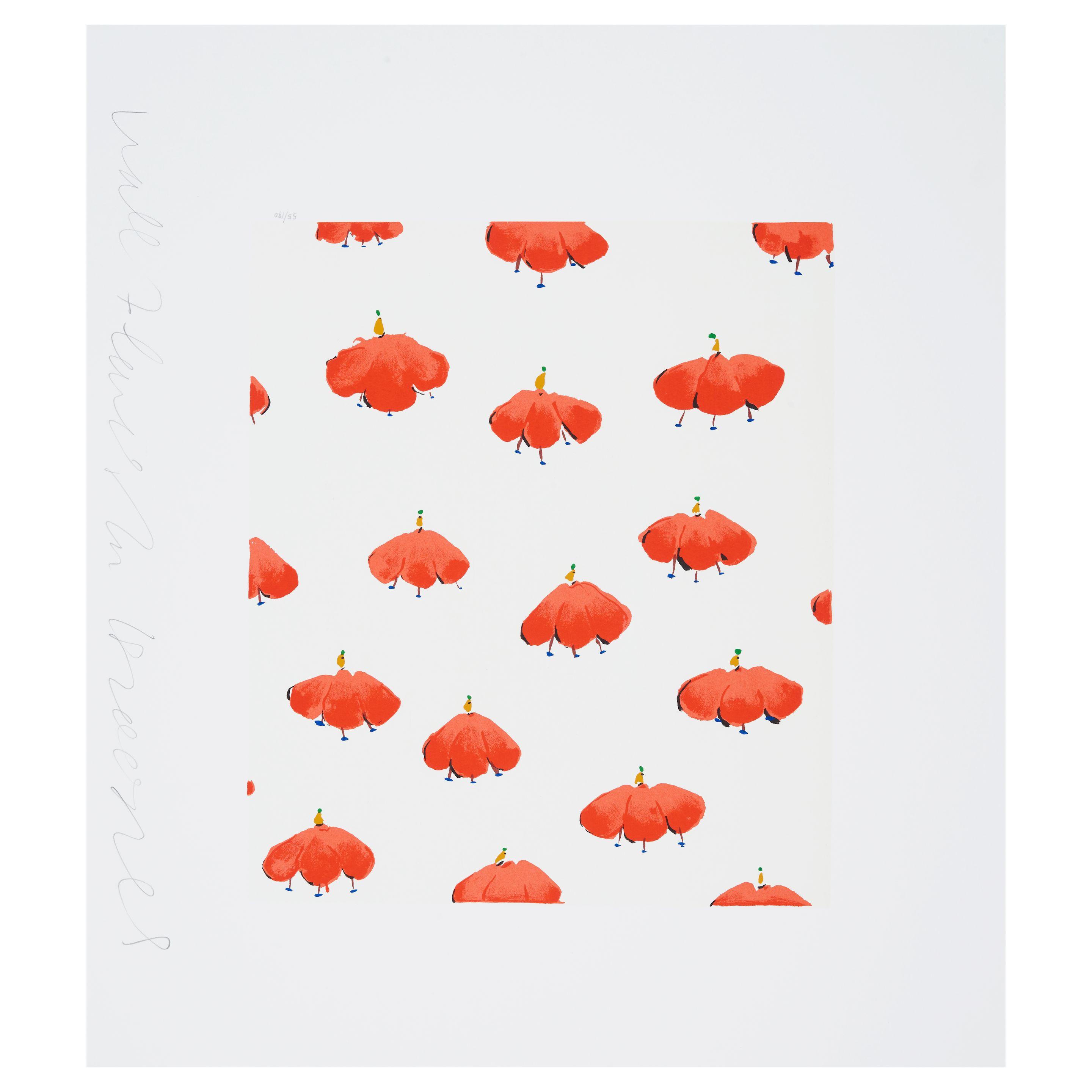 Donald Sultan - Wallflower 21; Wallflower 26, from the Wallflower Suite 2