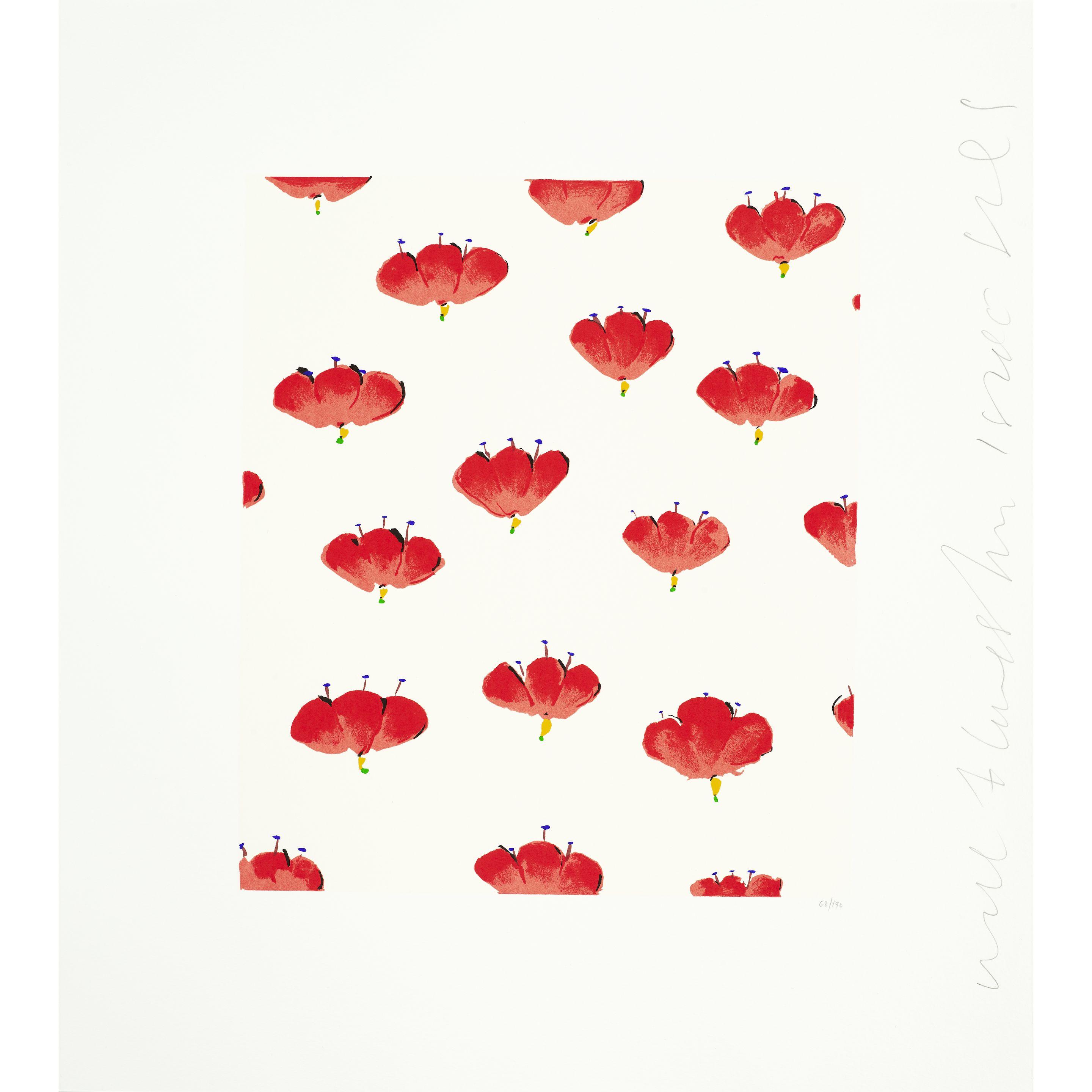 Donald Sultan - Wallflower 21; Wallflower 31 (2 works)