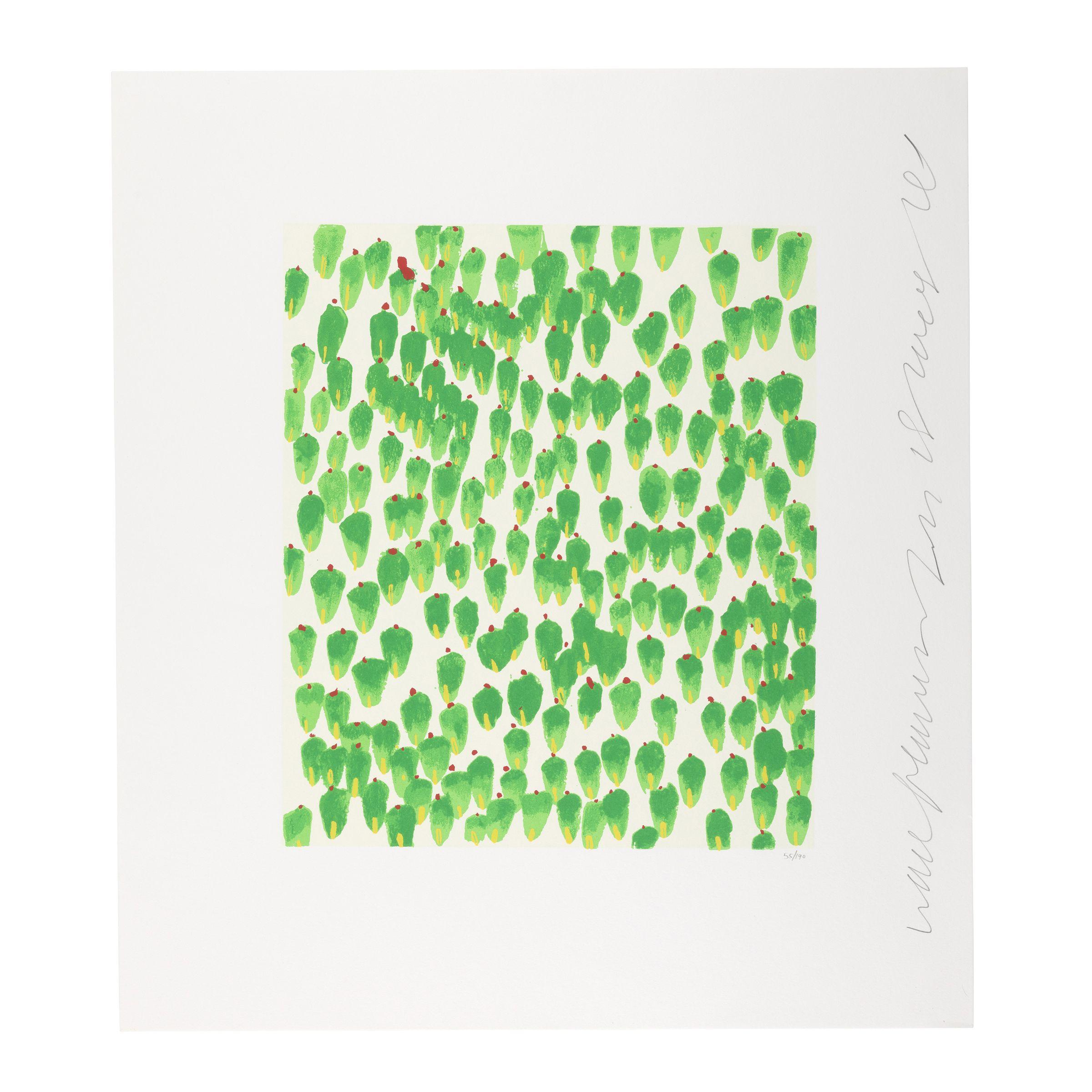 Donald Sultan - Wallflower 28; Wallflower 34, from Wallflowers (2 works)