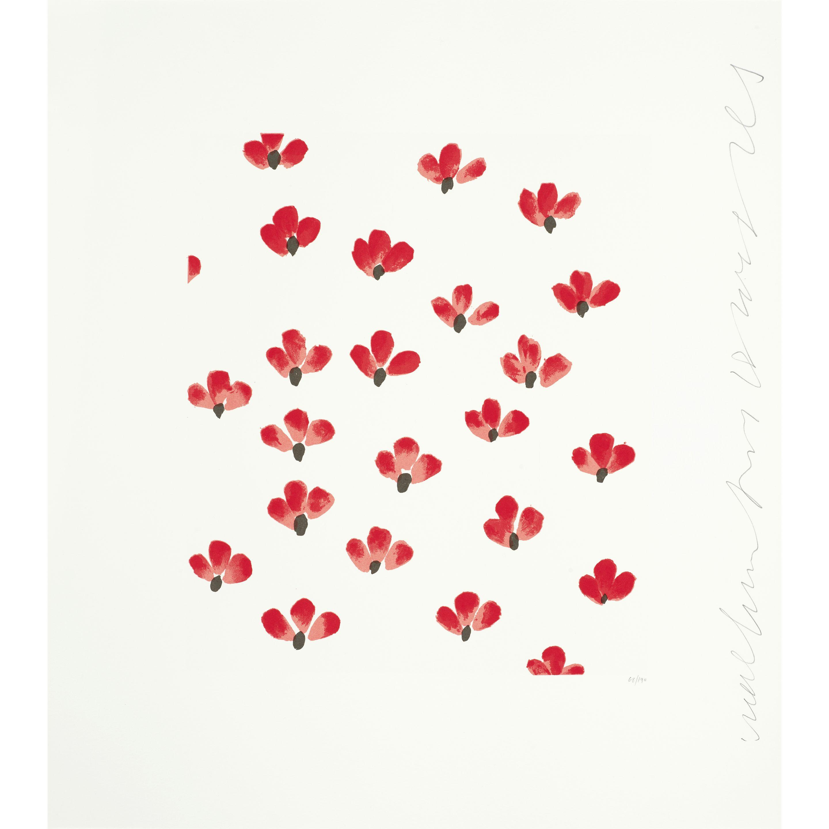 Donald Sultan - Wallflower 31, from Wallflowers