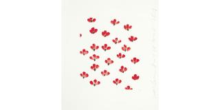 Donald Sultan - Wallflower 31, from Wallflowers