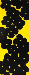 Donald Sultan - Wallflowers (Black On Yellow)
