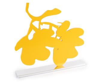 Donald Sultan - Yellow Lantern Flowers