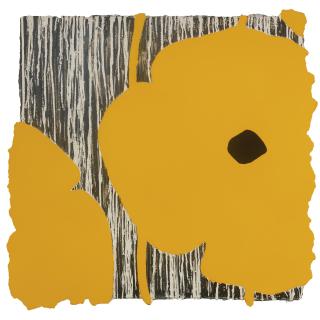 Donald Sultan - Yellow Poppies Oct. 28 2003