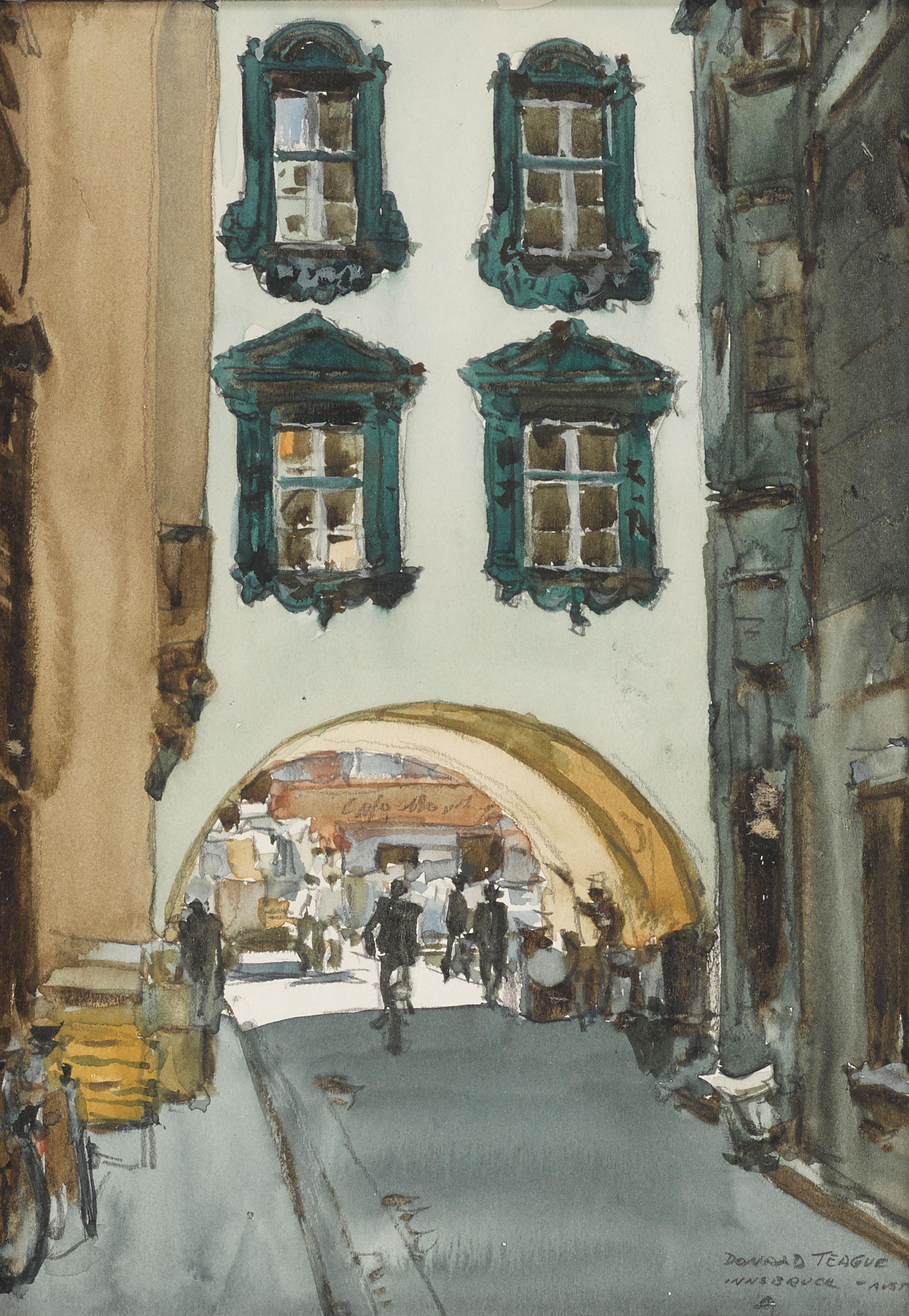 Donald Teague - Street in Innsbruck