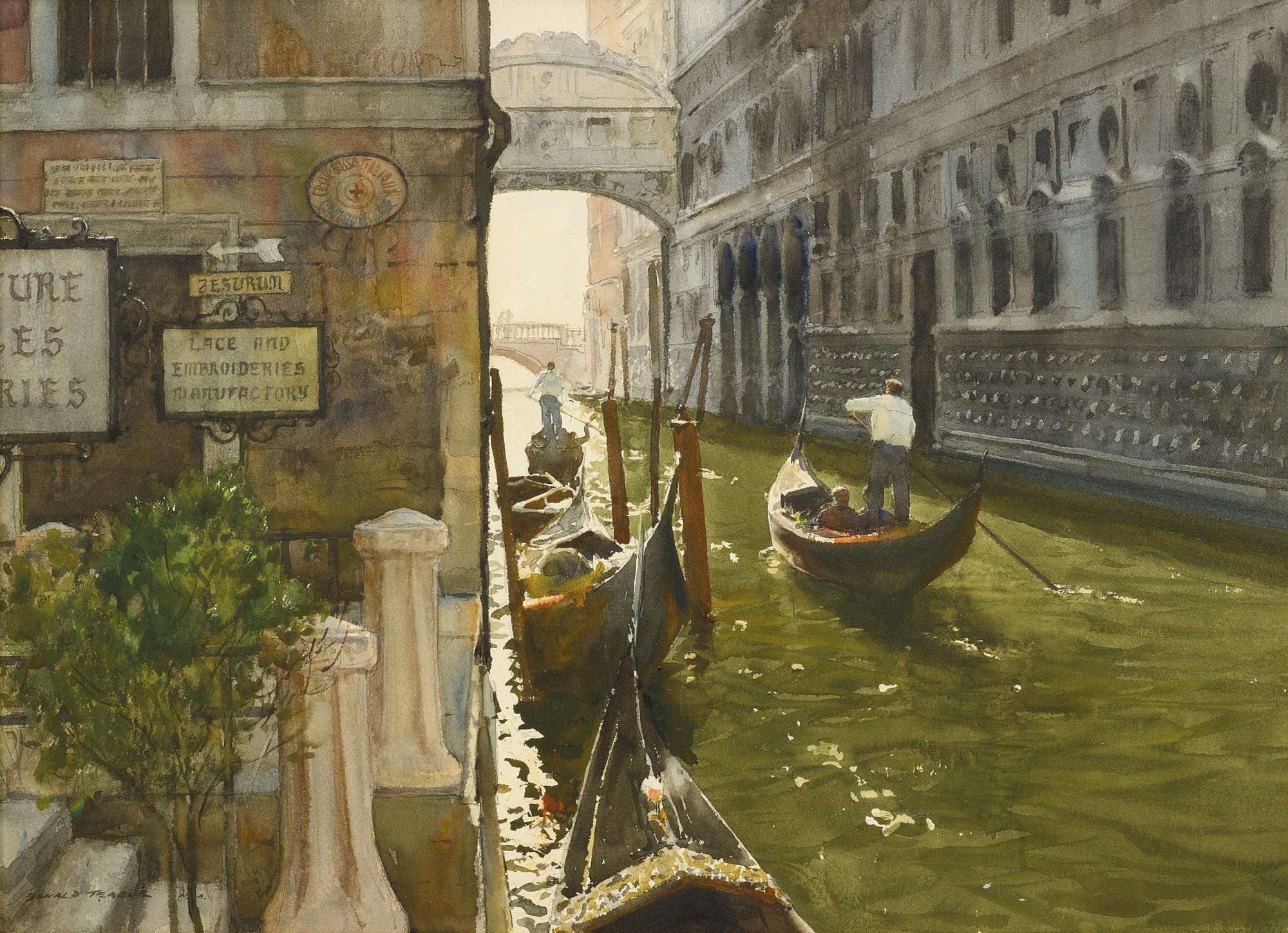 Donald Teague - Venetian Canal