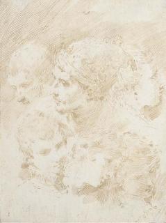 Donato Creti - Six Studies of Heads