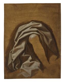 Donato Creti - Study of a draped right leg