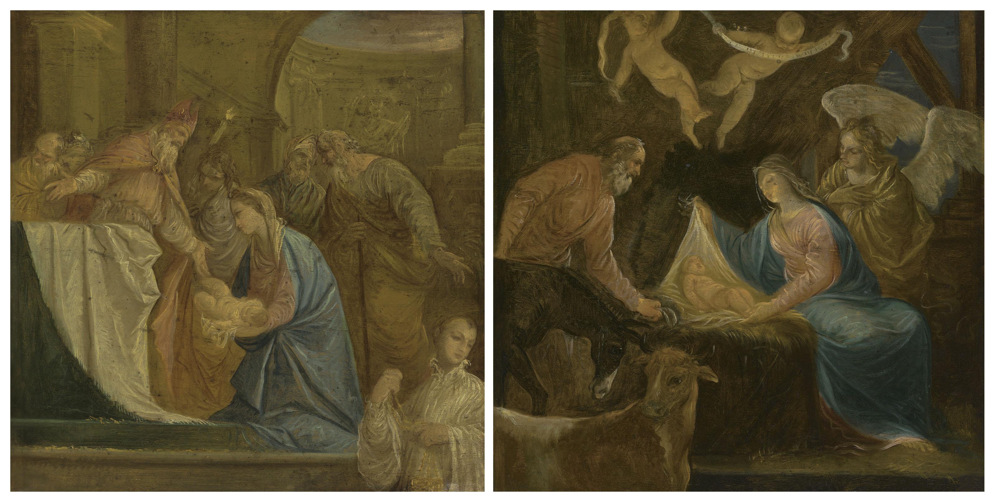 Donato Creti - The Presentation in the Temple; and The Nativity