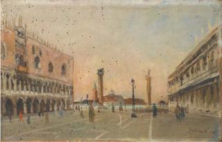 Donato Frisia - Piazzetta San Marco, 1942