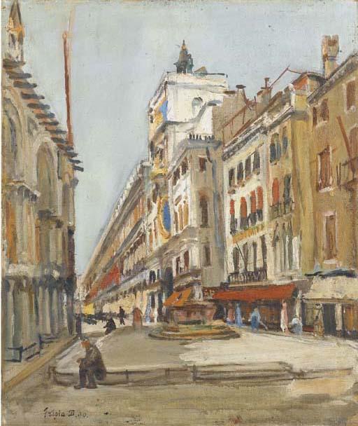 Donato Frisia - Venezia, Scorcio A San Marco, 1930