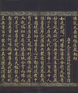 Dong Gao - Buddhist Text In Small Standard Script