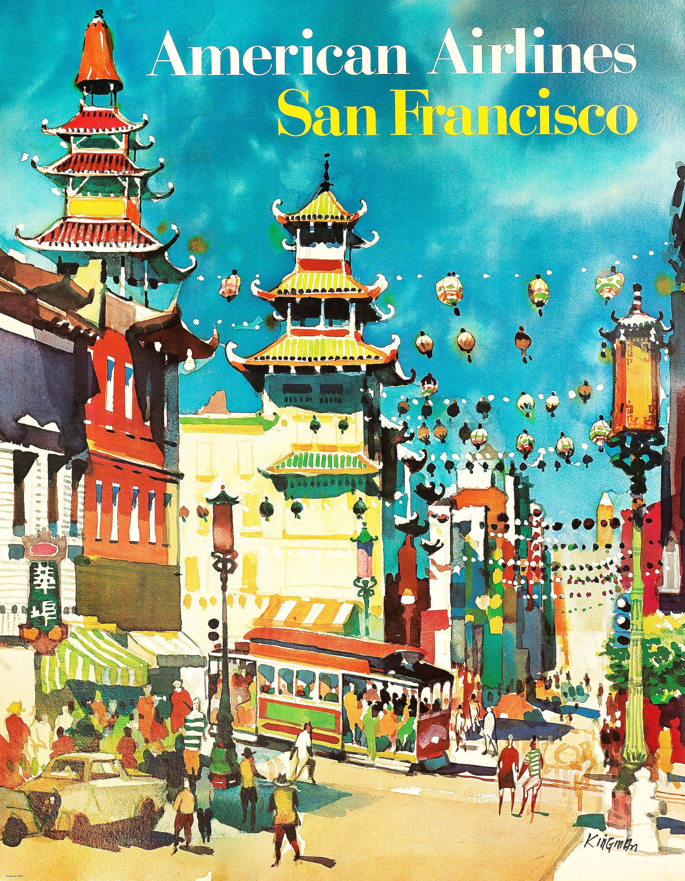 Dong Kingman - American Airlines - San Francisco Chinatown