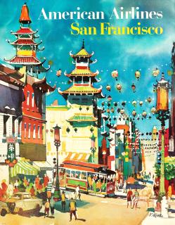 Dong Kingman - American Airlines - San Francisco Chinatown