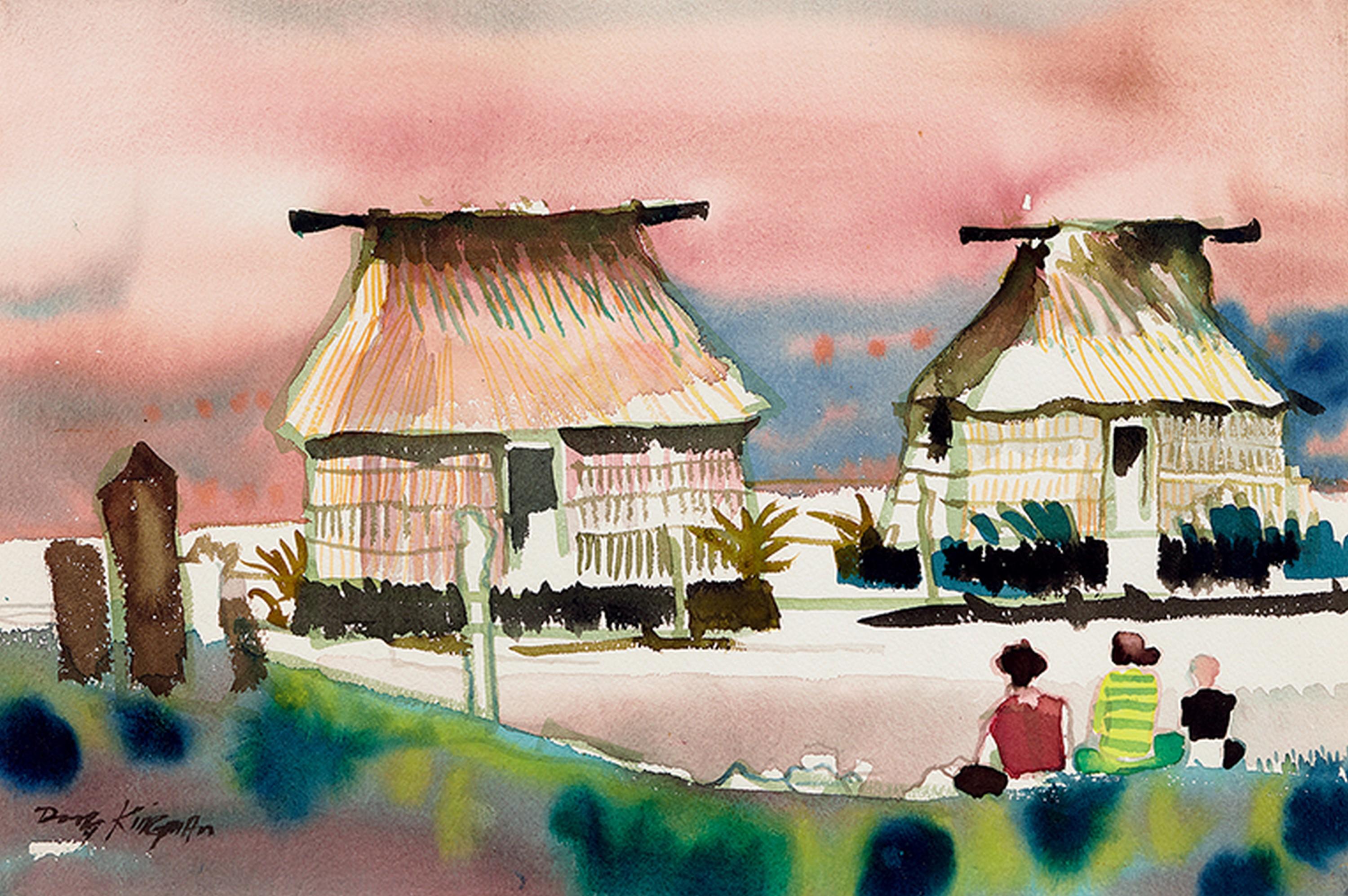 Dong Kingman - At The Foot Of Mount Fuji