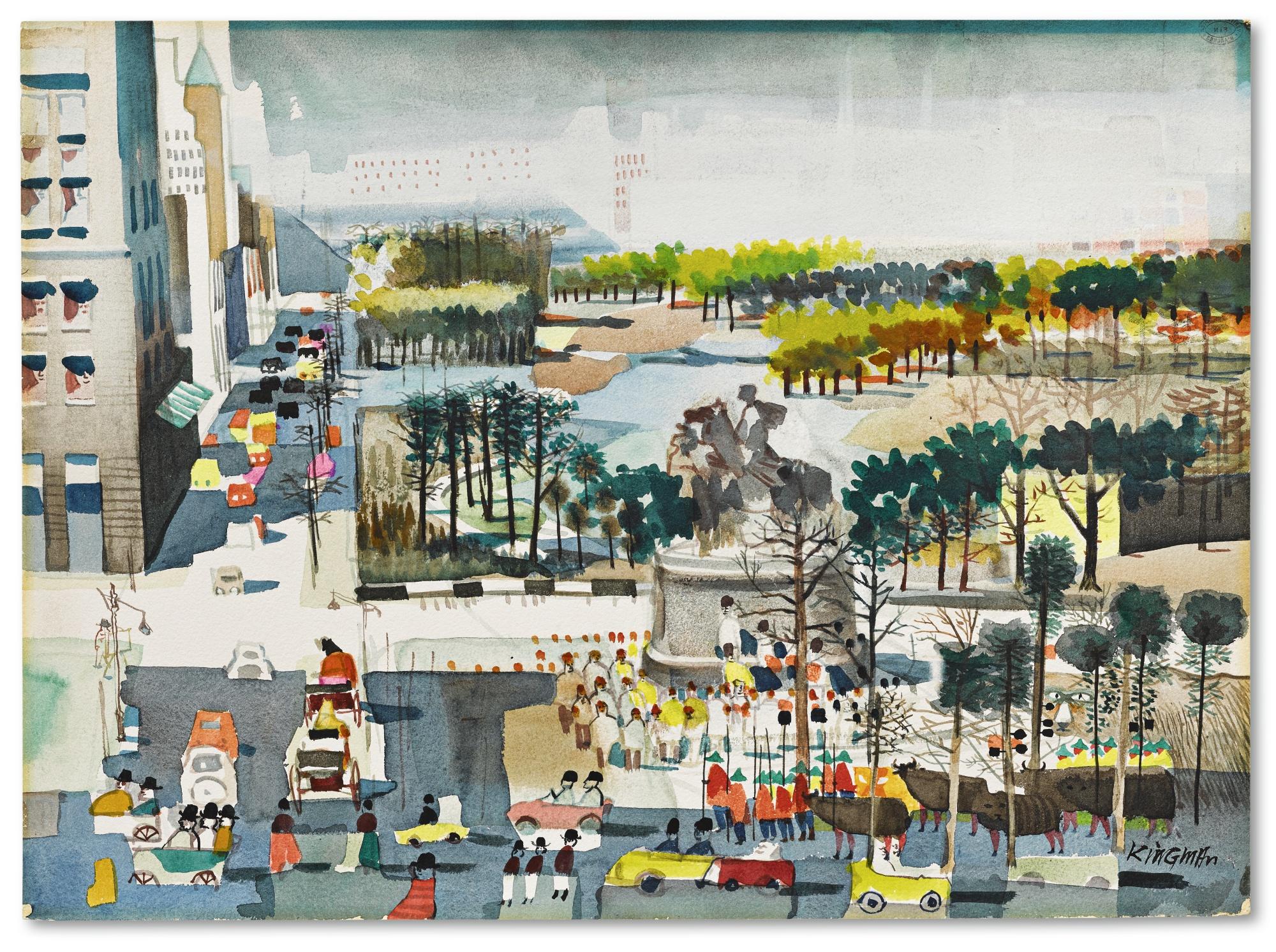 Dong Kingman - Central Park Parade