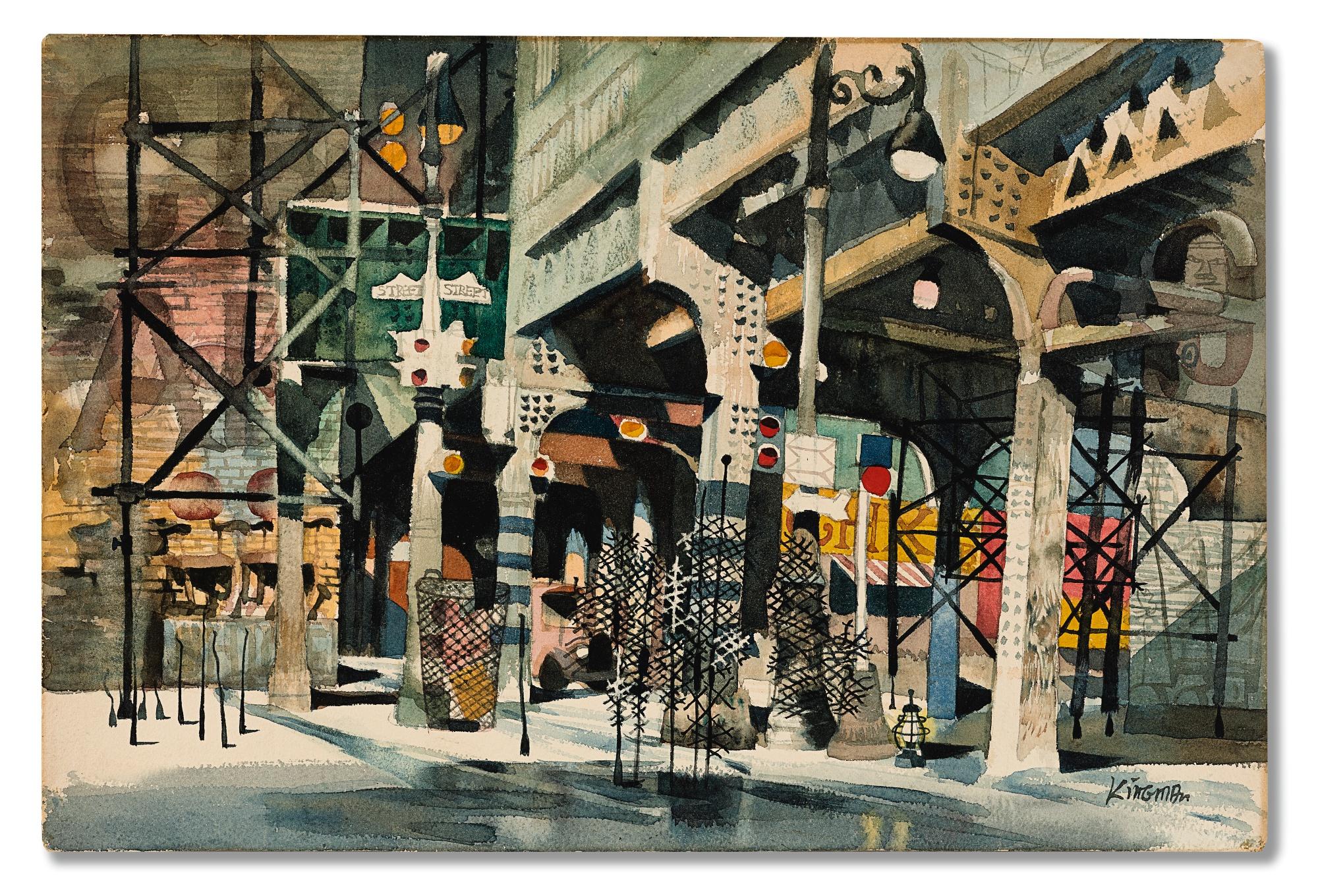 Dong Kingman - El Over Bowery