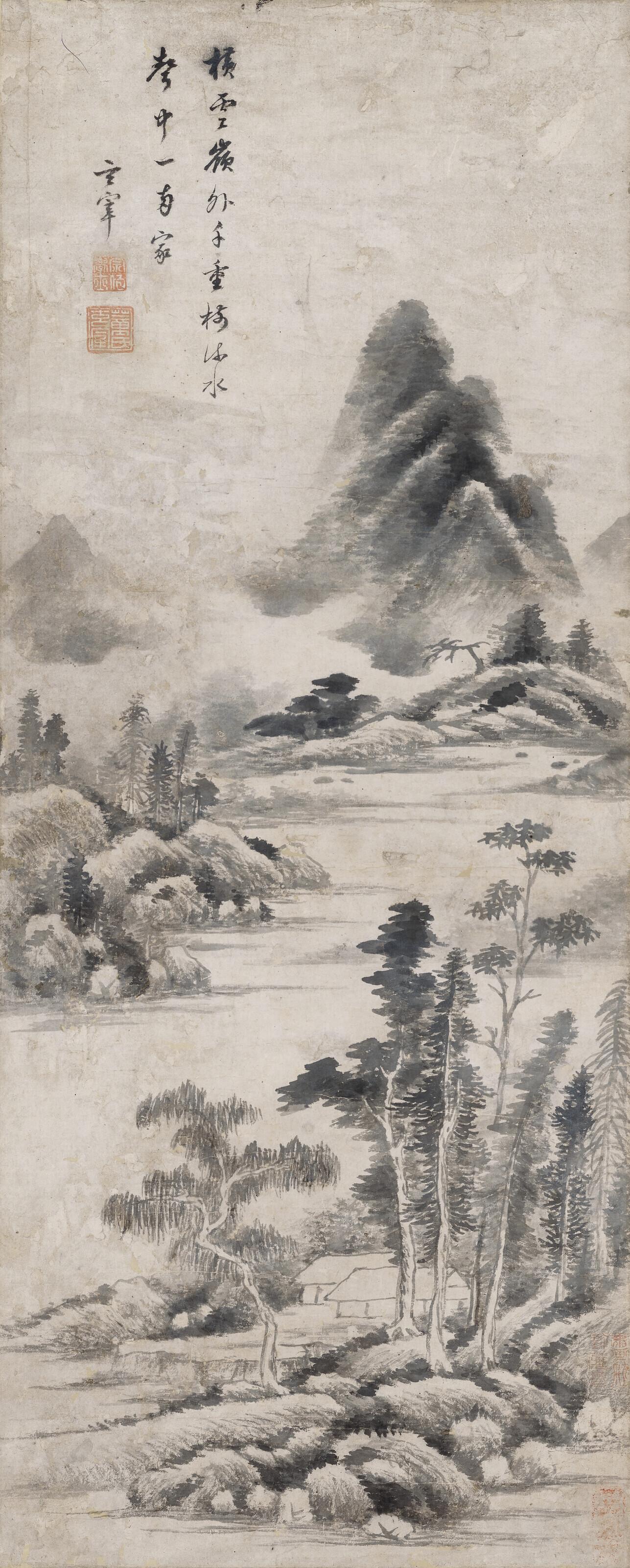 Dong Qichang - Peaks Hidden in Clouds