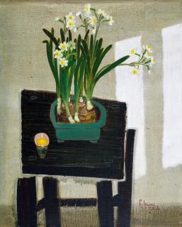 Dong Shaw-Hwei - Clearness – Narcissus(Painted In 2013)