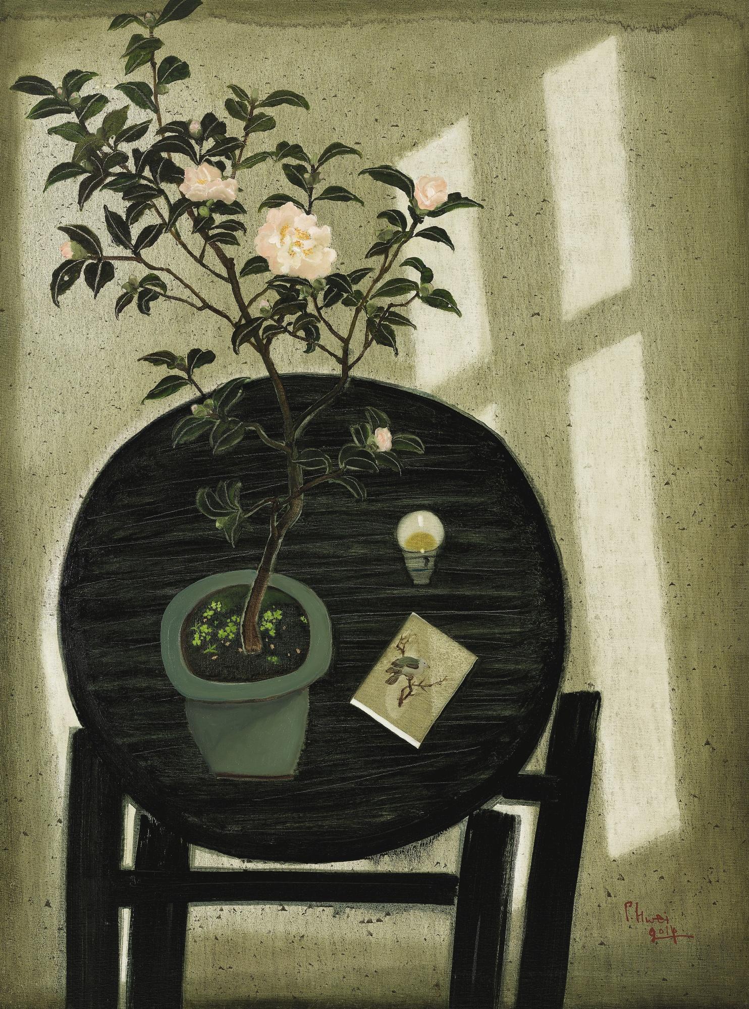 Dong Shaw-Hwei - Pink Camellia