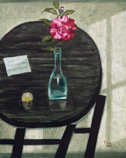 Dong Shaw-Hwei - Poetic Wang Wei——Colourful Camellia (Painted In 2020)