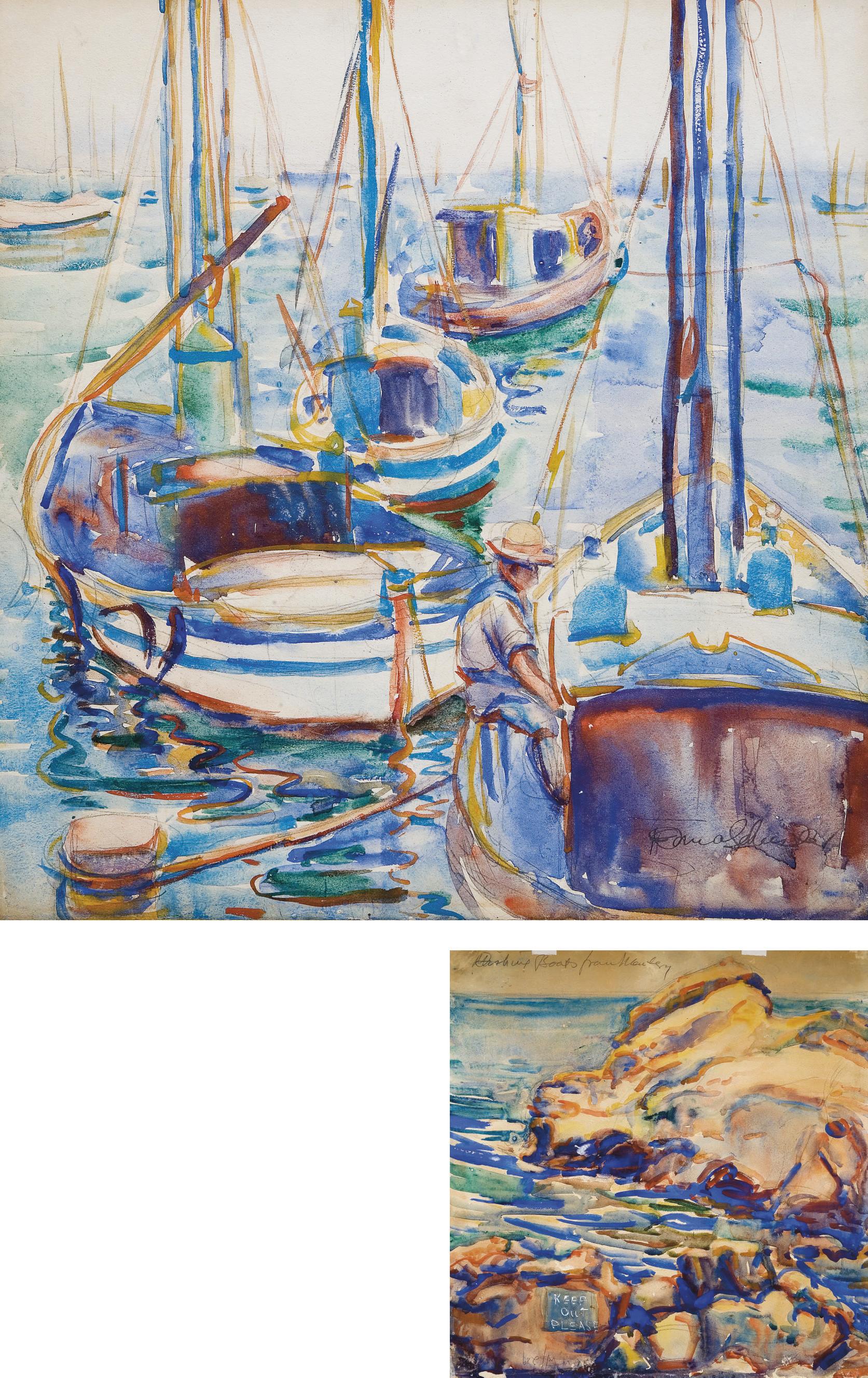 Donna Schuster - Fishing Boats from Monterey