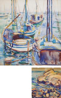 Donna Schuster - Fishing Boats from Monterey
