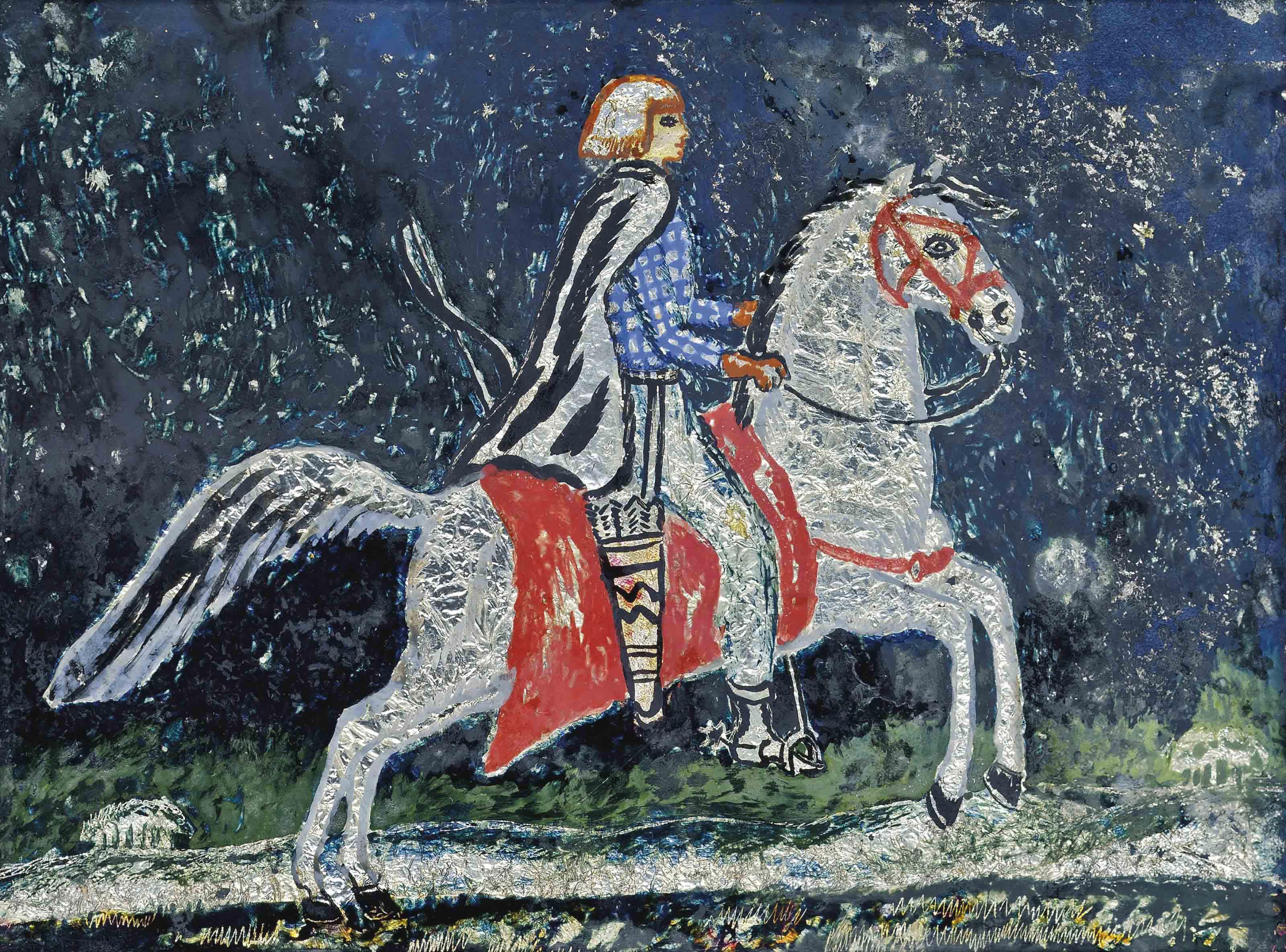 Dora Carrington - Iris Tree on a Horse