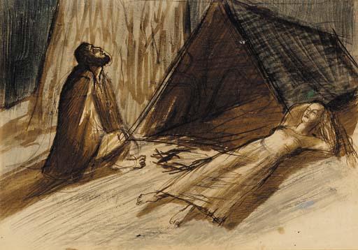 Dora Carrington - Man With Tent (Ii)