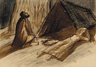 Dora Carrington - Man With Tent (Ii)