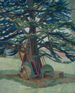 Dora Carrington - The Cedar Tree At Tidmarsh