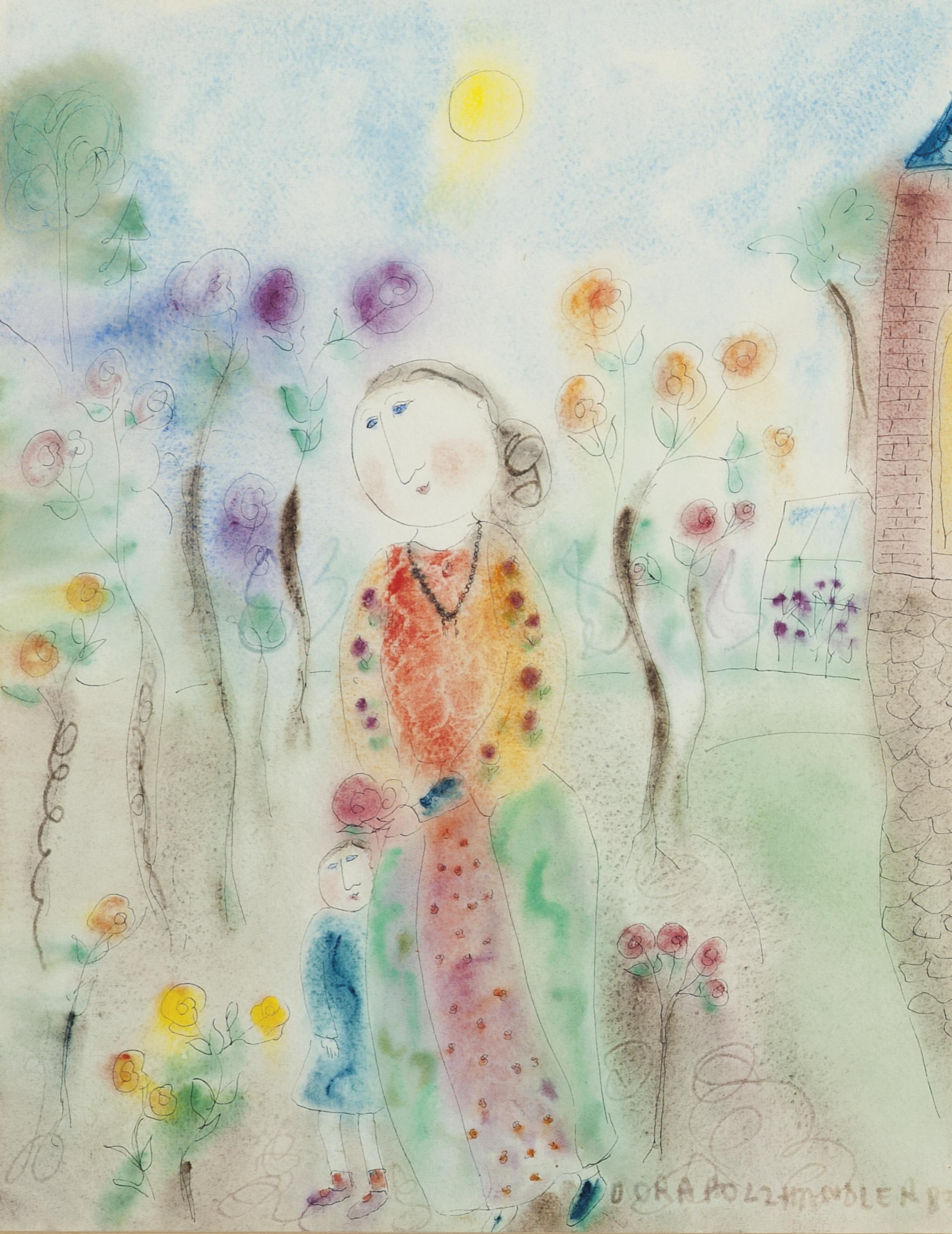 Dora Holzhandler - Cabaret dancer; and The rose garden