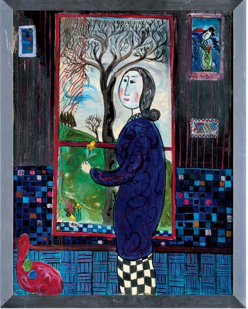 Dora Holzhandler - Lady with a daffodil