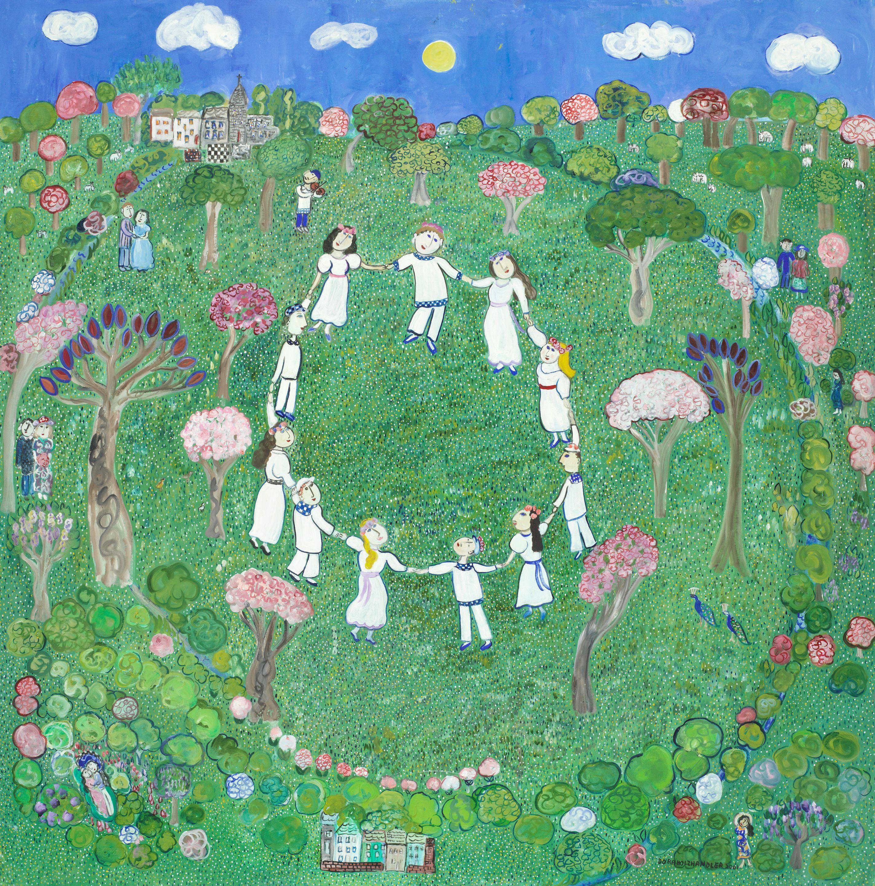 Dora Holzhandler - Lovers and Dancers in Spring