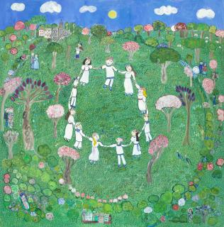 Dora Holzhandler - Lovers and Dancers in Spring